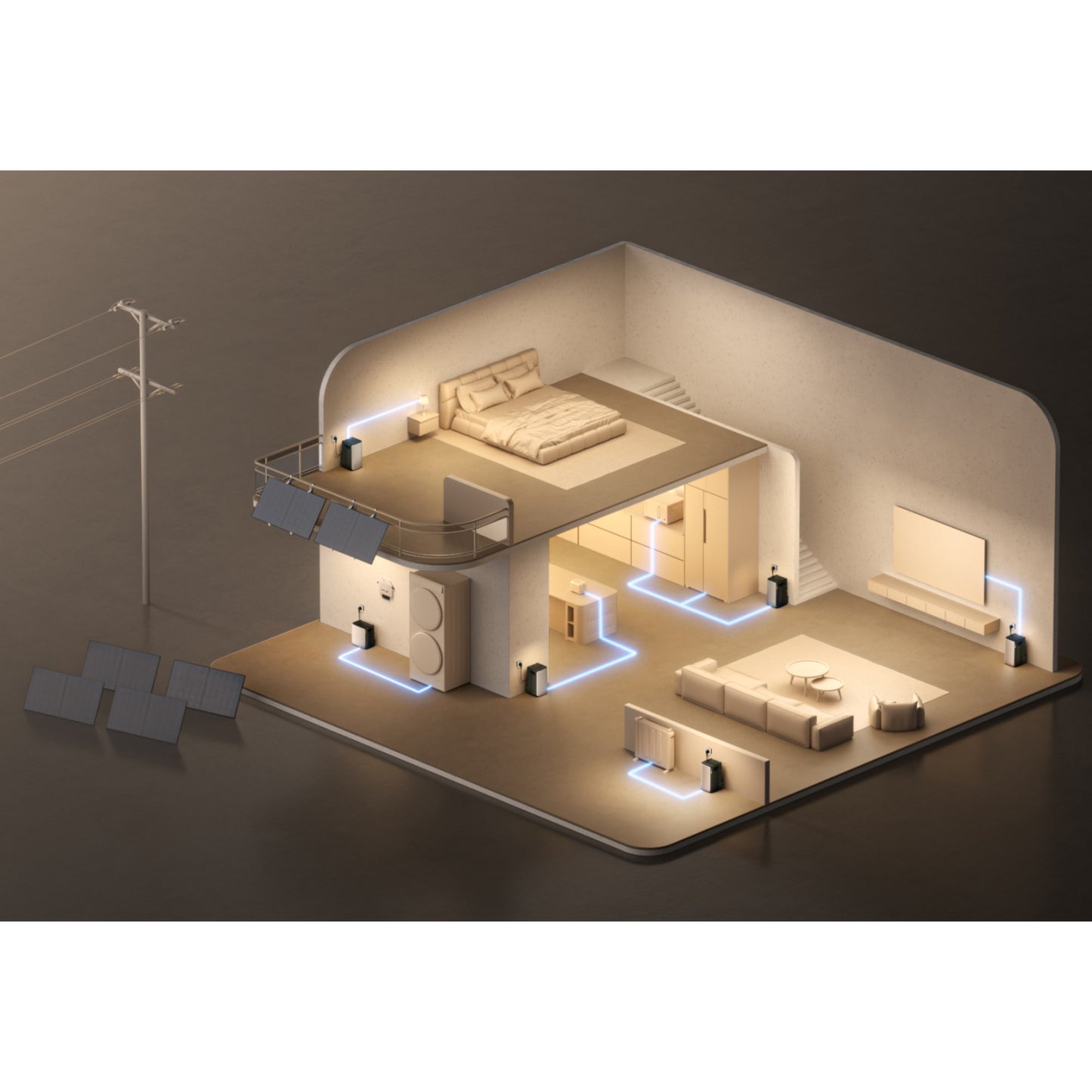 EcoFlow STREAM Ultra X Balkonkraftwerk mit Speicher All-in-One