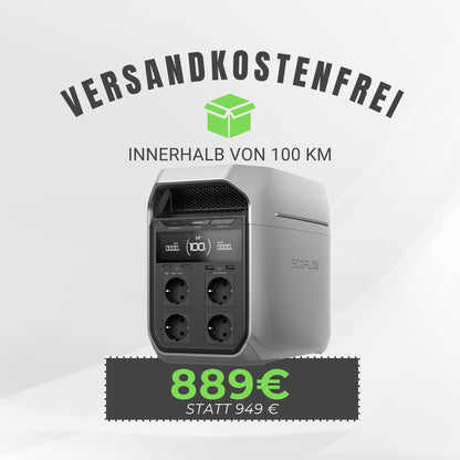 EcoFlow DELTA 3 Plus  - Tragbare Powerstation