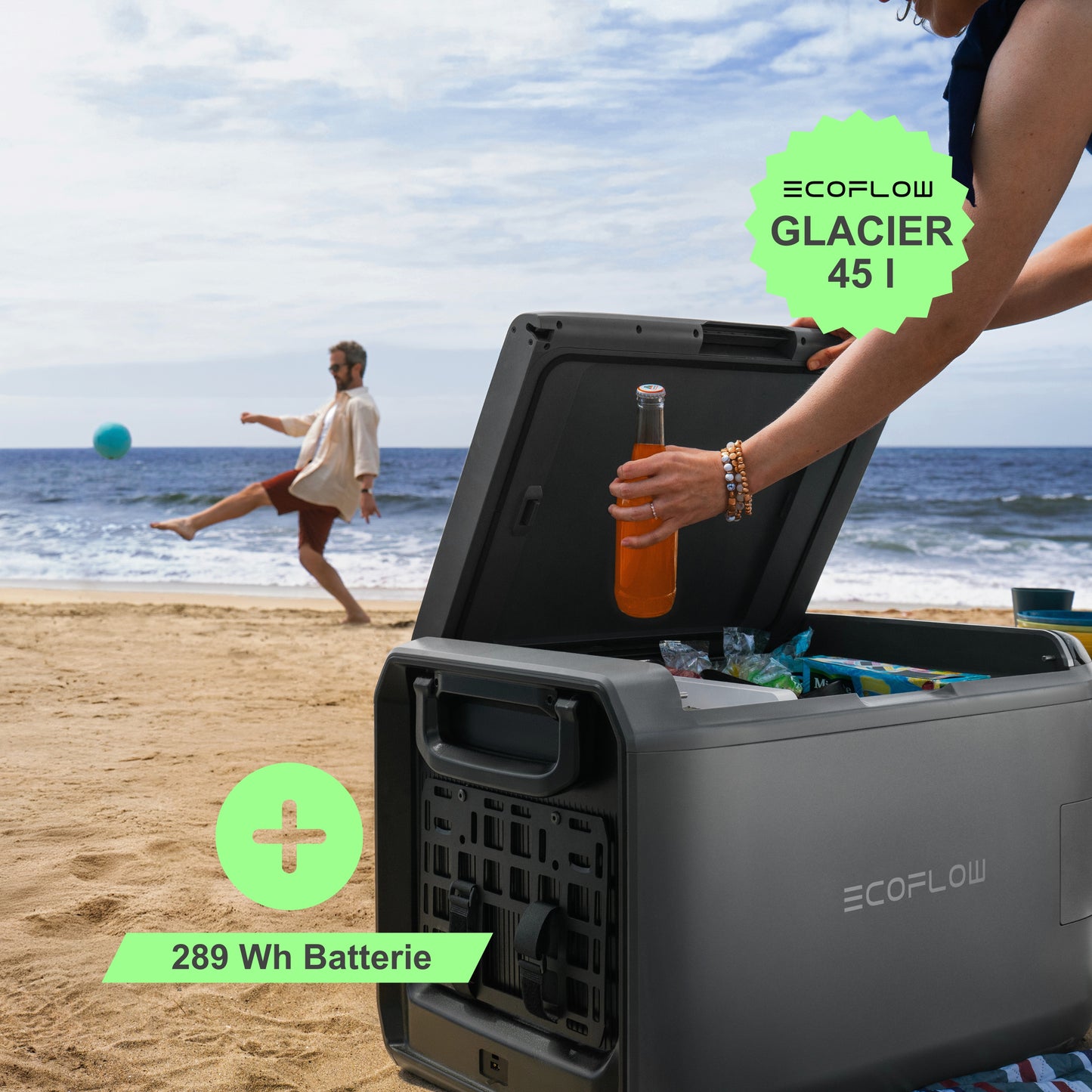 EcoFlow GLACIER Set - Tragbare Kühlbox mit Zusatzakku
