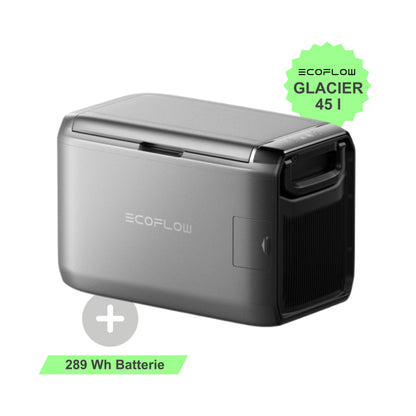 EcoFlow GLACIER Set - Tragbare Kühlbox mit Zusatzakku